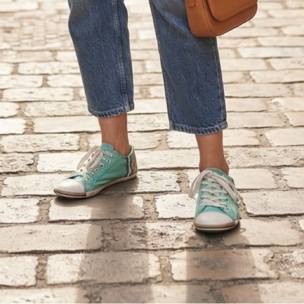 Replay | teal sneaker shoes | size 6.5